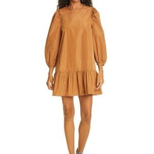 Cinq à Sept Cinq A Sept Jackie Ruffle Trim Mini Dress Small